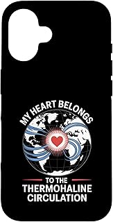 Heart Belongs to Thermohaline Circulation Ocean Nerd Case for iPhone 16