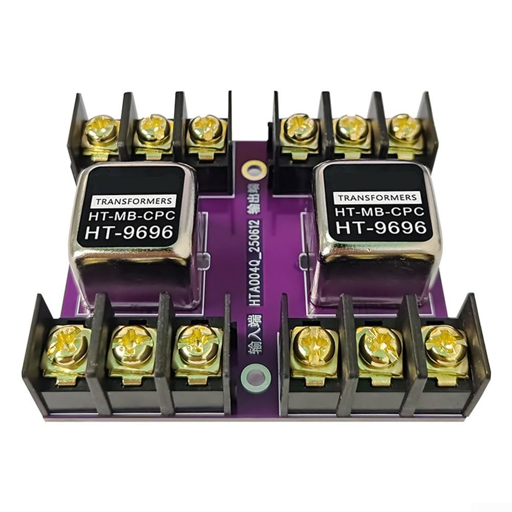 Trasformatore Di Isolamento Audio HT9696 600:600 – Bilanciato/sbilanciato, Risposta 20Hz-20kHz, Per Preamplificatori HIFI