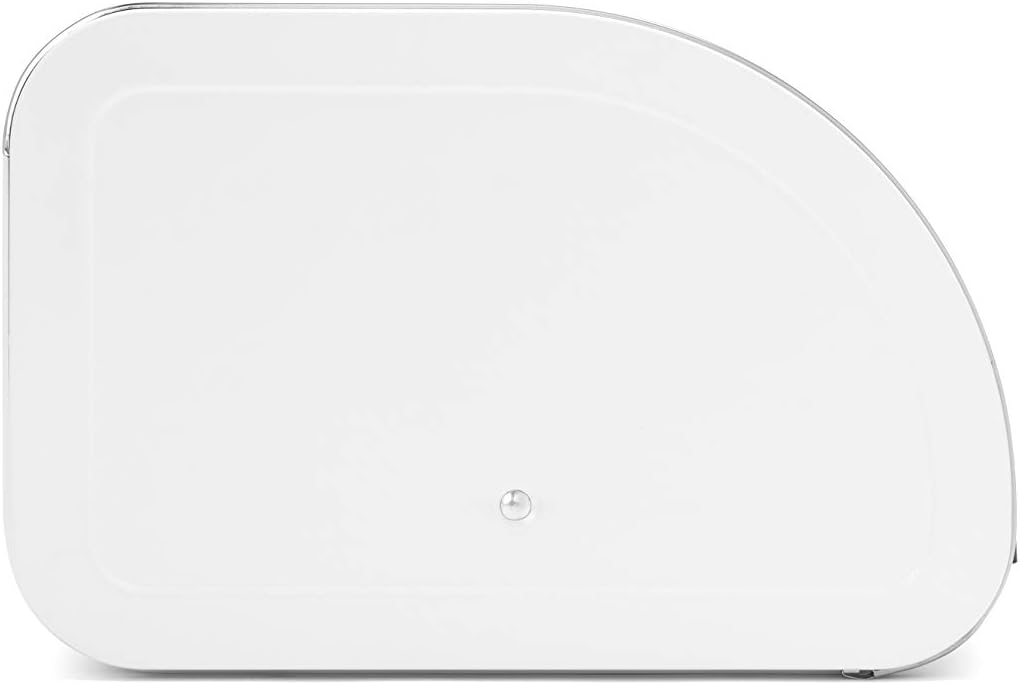 Brabantia Roll Top Bread Box, Matt Steel Fingerprint Proof Color - Large: Kitchen & Dining