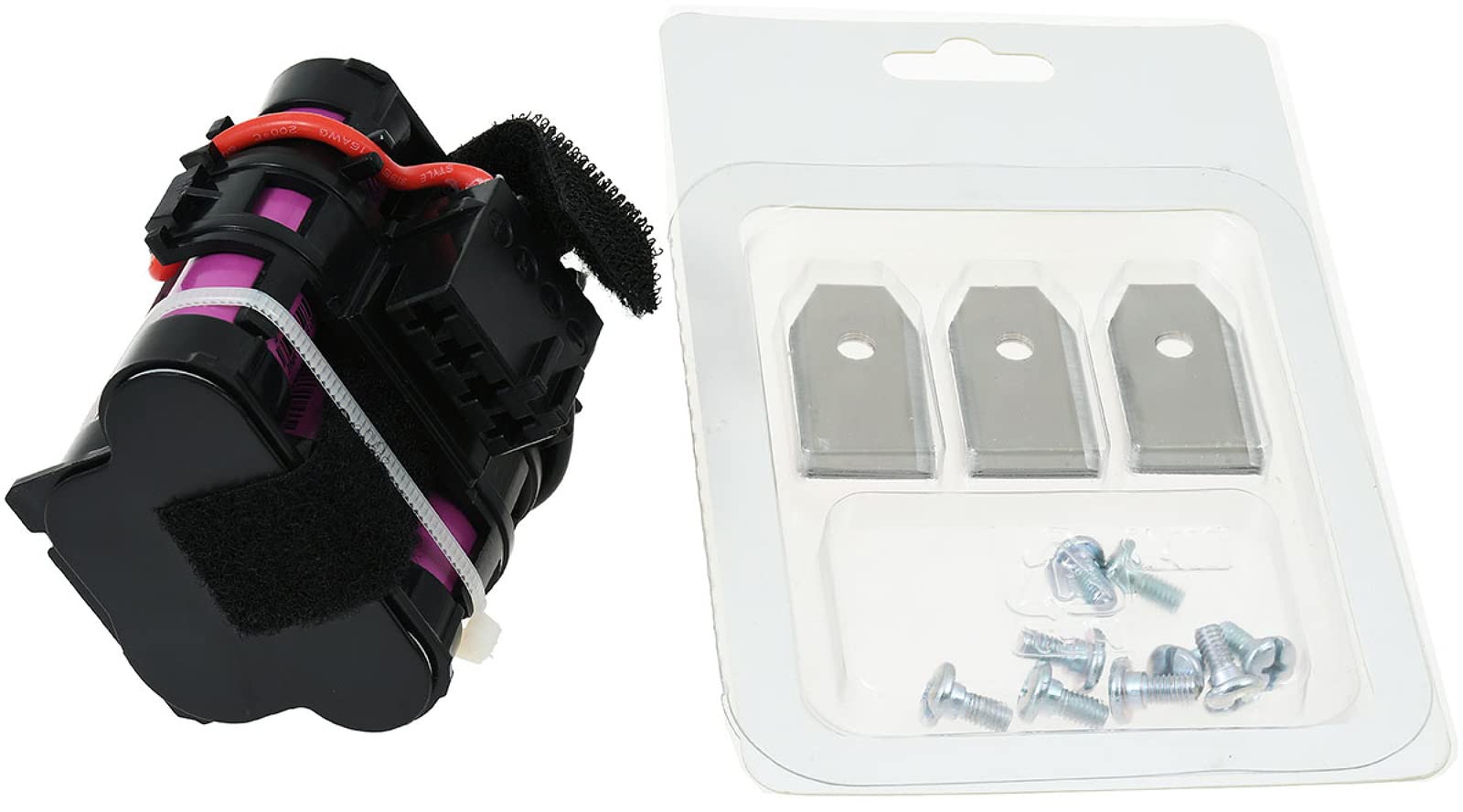 Standardakku für Mähroboter Gardena R40Li/R45Li / R70Li inkl. 9X Ersatz-Messer, 18V, Li-Ion