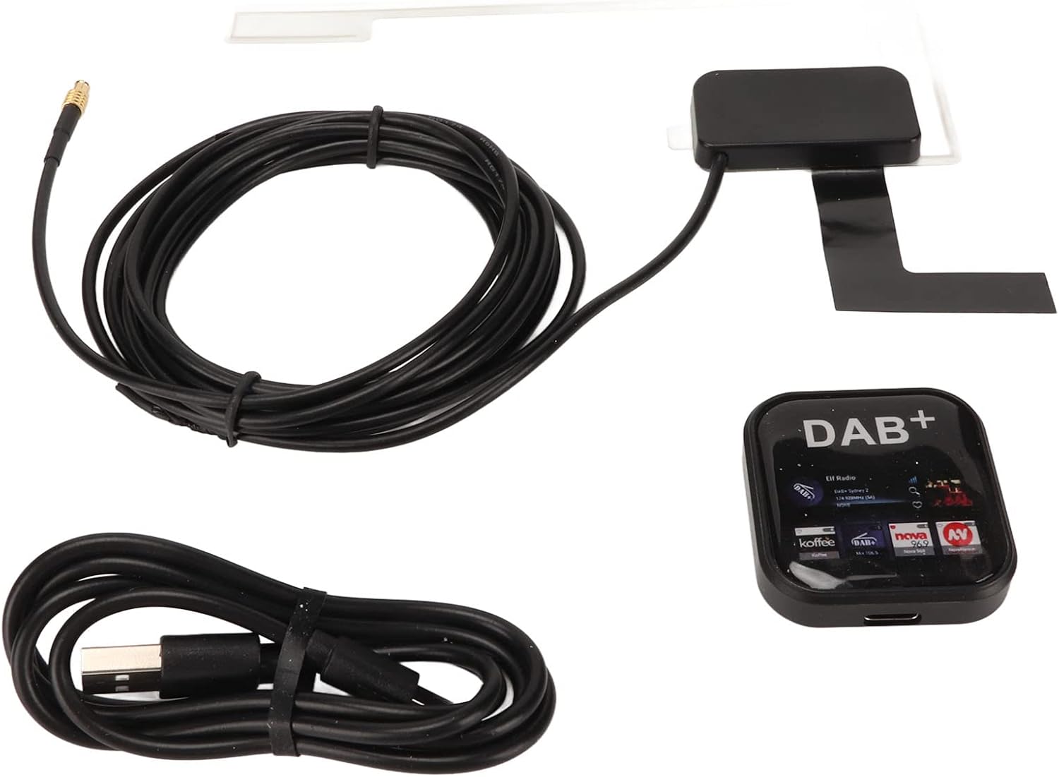 Amazon.com: Digital Radio Antenna Receiver, DAB DAB Radio Receiver, USB ...