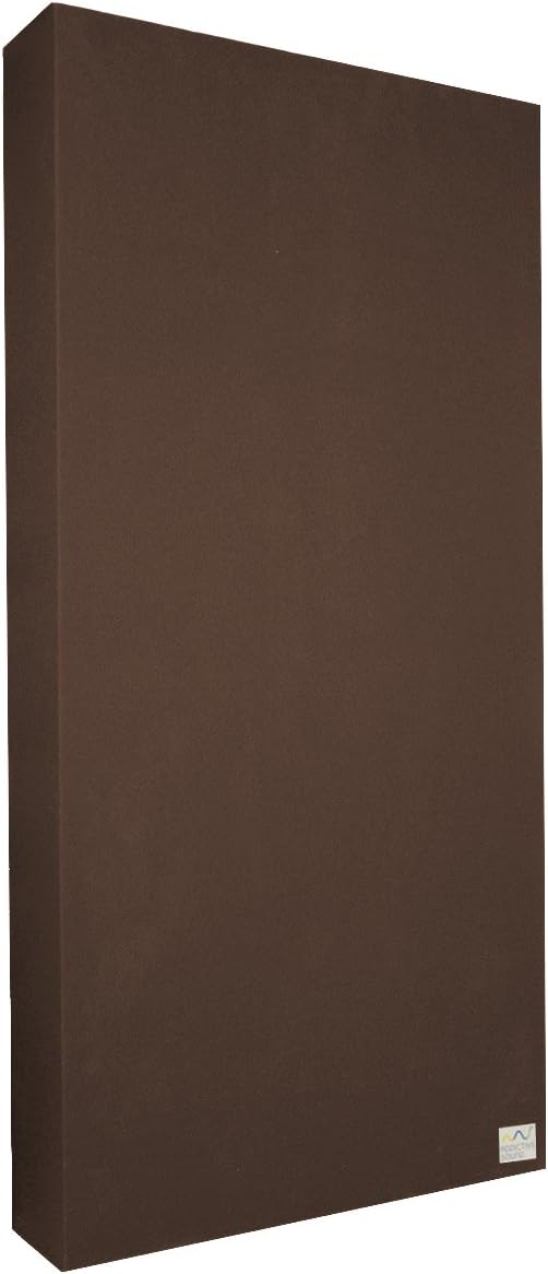 Sound Absorber Standard 100x50x11 cm by Addictive Sound – Acoustic Panel Bass Trap – Many Colors - Light Brown