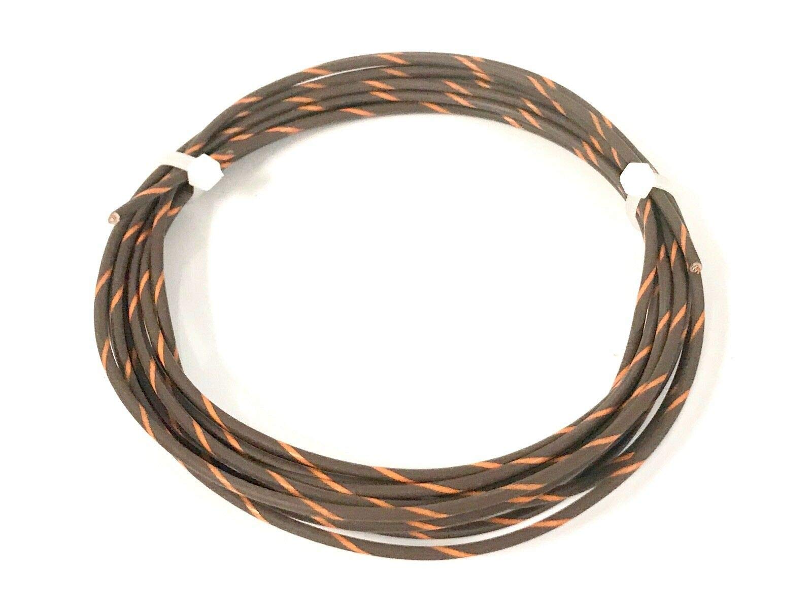 18 AWG GXL Automotive Wire - Orange High Temp Stranded Copper 25ft USA Made