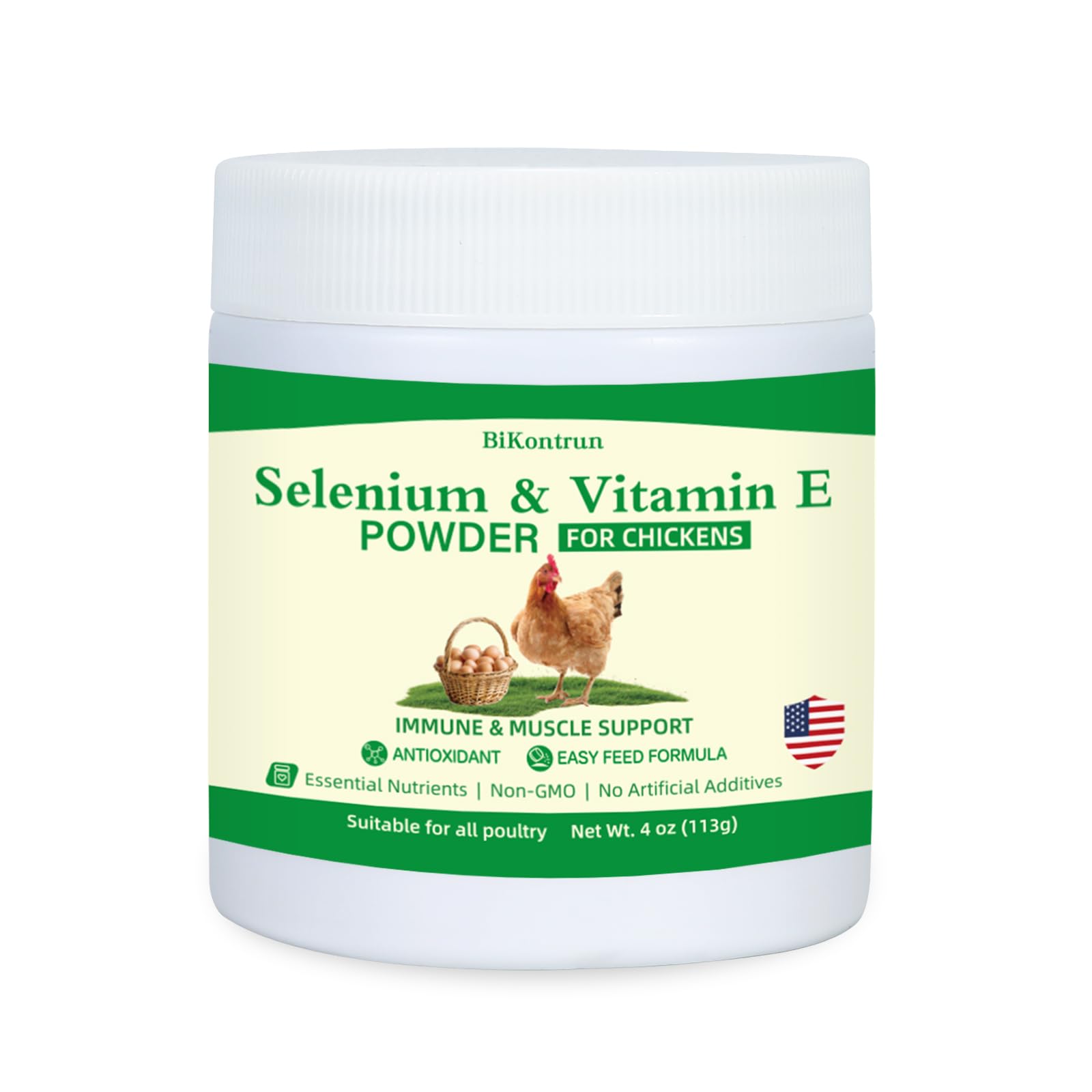 Selenium and Vitamin E Powder for Chickens, Selenium for Chickens, Immune System, Muscle Support & Prevents, Improve Wry Neck, Selenium, Vitamin E Supplements, Suitable for All Poultry, Chicken & More — Amazon image 8