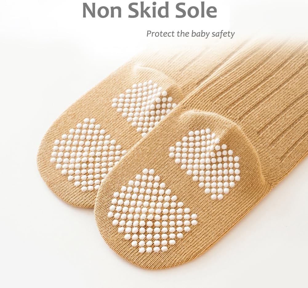 Baby Grip Socks Non Slip Grips Girls Boys Ankle Crew Newborn Infant Toddler Kids Casual Anti Skid Socks - Image 6