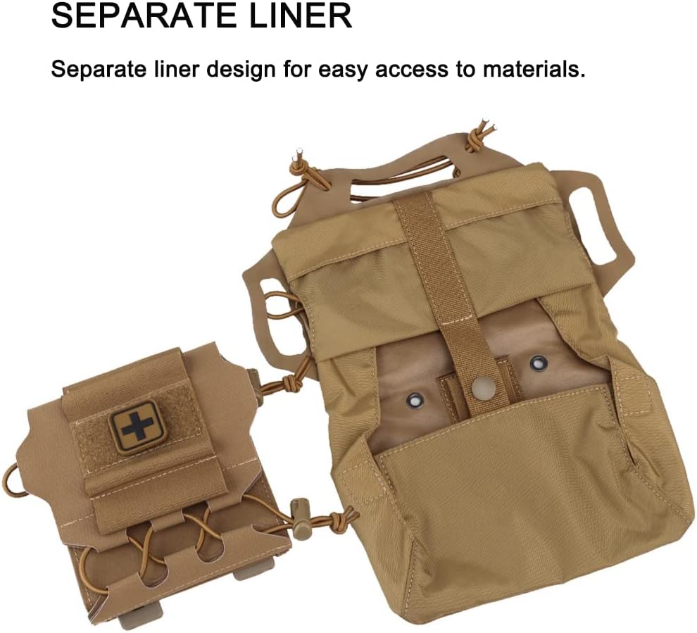 Rapid Deployment IFAK Kits MOLLE Tactical Pouch Outdoor Survival Medical First-aid Kit Hunting Camping Hiking Emergency Tools