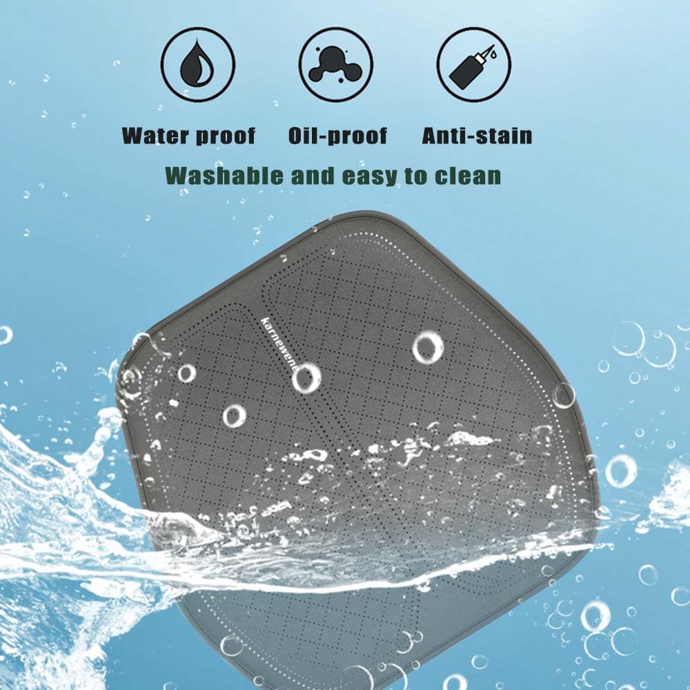 Coussin Voiture Siege pour Renault Clio III RenaultClio 2000-2023 2024, Mousse Mémoire Voiture Coussin de Siège Antidérapant Doux Confort Protecteur de Coussin de Siège de Voiture,M-2 Pcs-A