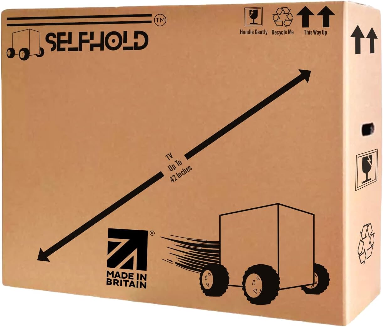 SelfHold TV Boxes for Moving House - Available Size 22 inch to 85 inch ...