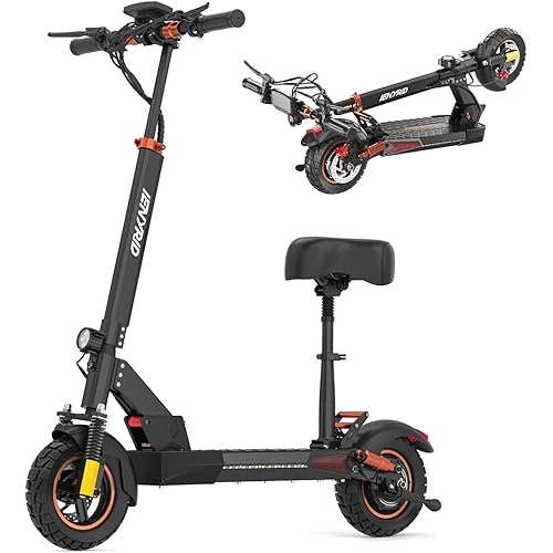 Electric Scooter Adults, 800W Motor & 28 MPH Portable Folding Commuting Eletric Scooter, Up to 22 Miles Range, 10" Off Road Tires e Scooter, Dual Brake & Dual Suspension Scooter for Adult E-Scooter