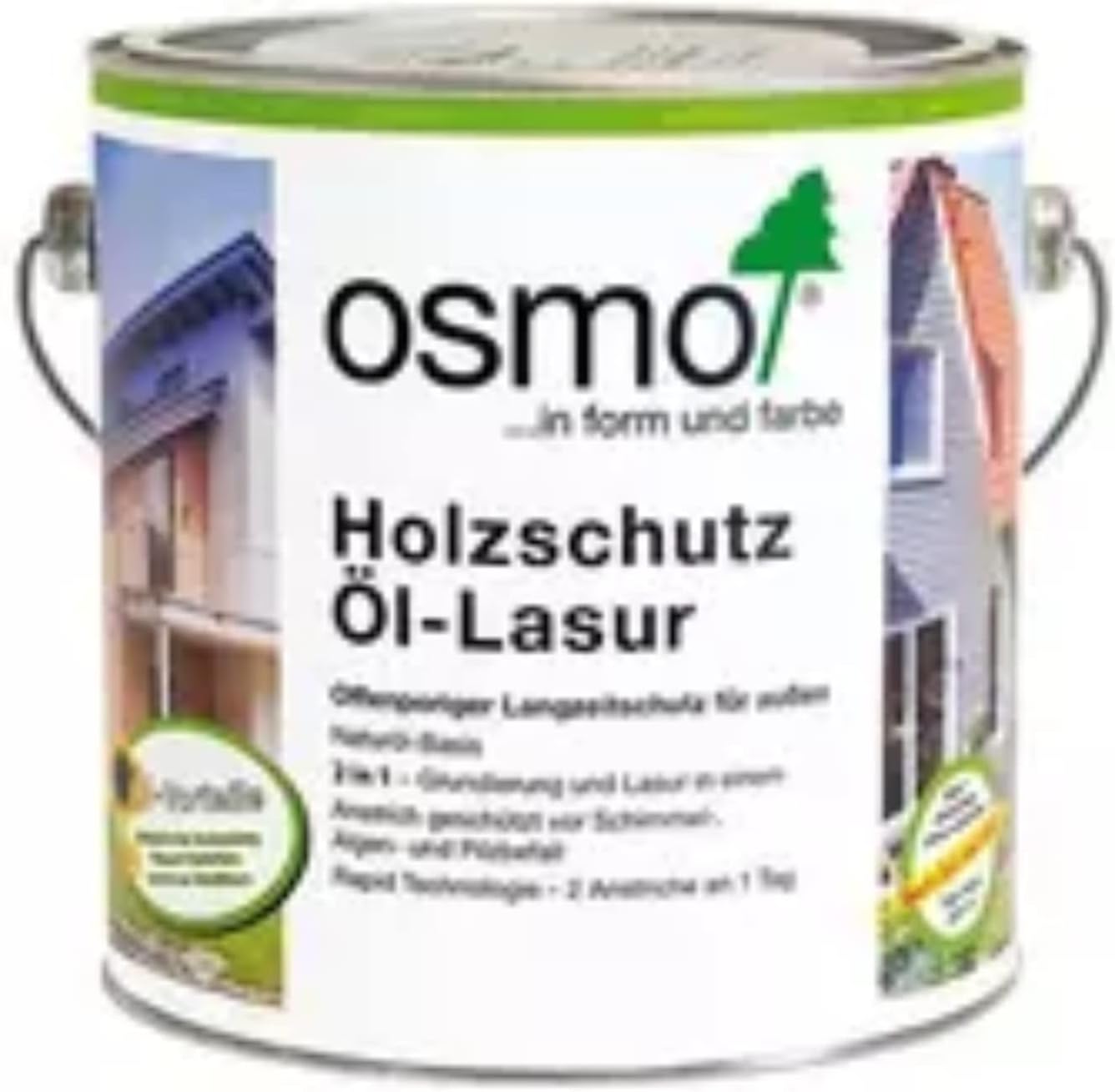 Osmo Natural Oil woodstain, White (900), 750 ml