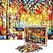 FORMIZON Jigsaw Puzzle, 1000 Pezzi Puzzle di Cartone, Giochi Puzzle Relax e Giochi Interattivi per Famiglie, Giochi Educativi Ideali per Rilassamento, Meditazione, Hobby (nella Pioggia)