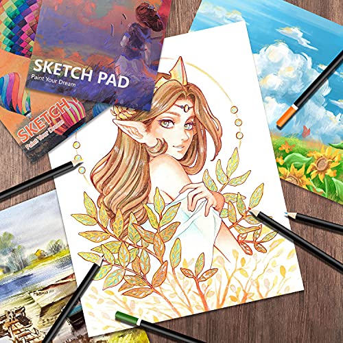 Art Supplies, 85 Piece Wooden Art Set Painting Supplies With Watercolor Powder, Oil Pastels, Colored Pencils, Watercolor Paint, Portable Gift For Kids Beginners And Artists #TOP2