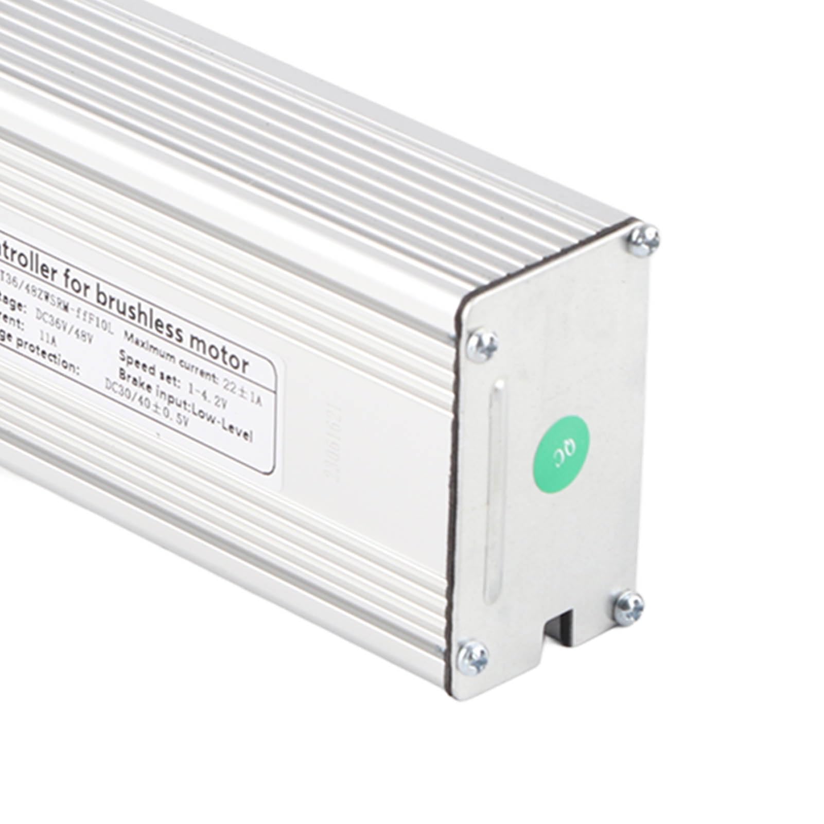 Controlador de Bicicleta Eléctrica 36/48V, Controlador de Motor sin Escobillas Rectangular de 9 Tubos con Cable de Luz para Conversión de Scooter