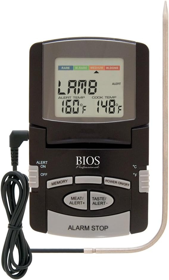 BIOS Professional Digital Meat and Poultry Thermometer, Gray