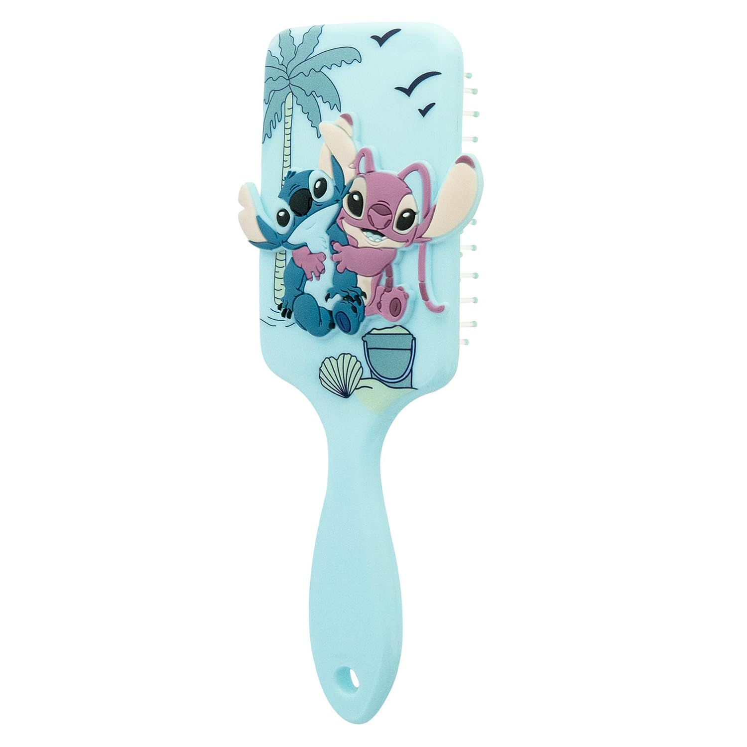 Disney STITCH - Szczotka do rozczesywania włosów - Lilo & Stitch - Stitch & Angel - Oficjalny produkt Disney