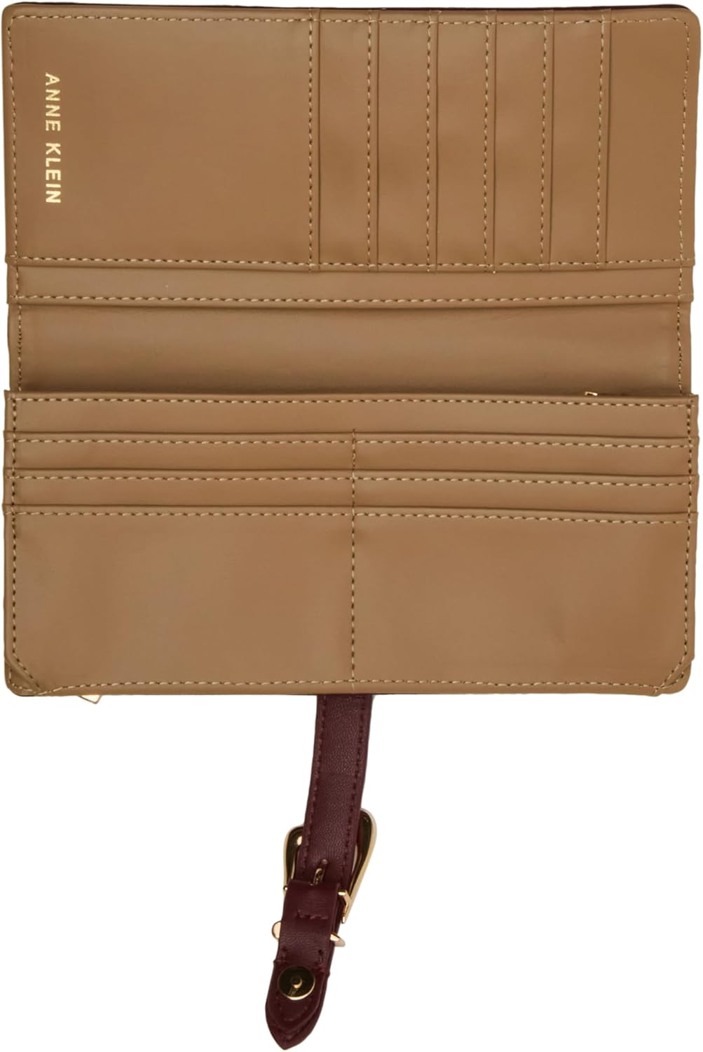 Anne Klein AK 2 piece gift set with sculpted buckle wallet