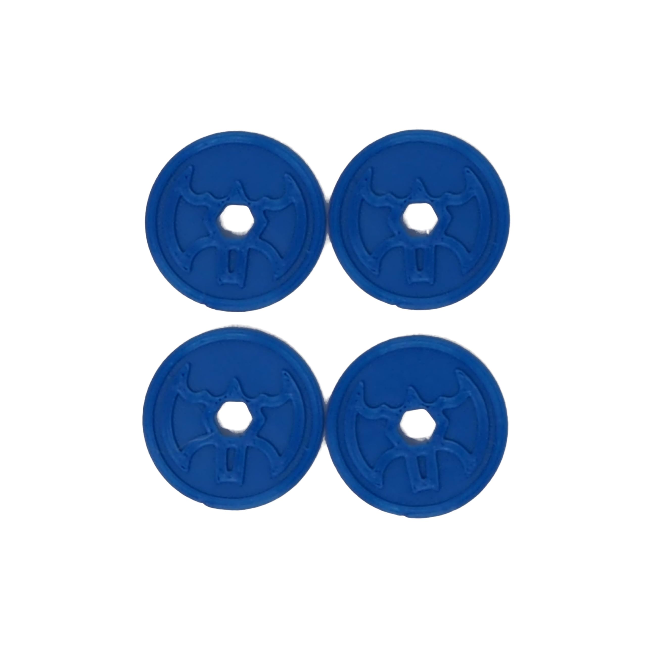 eTech4Us Set of 4 Blue Replacement Disc Part for Imaginext Batbot Bat-Tech - Image 2