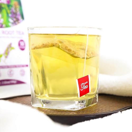 Miniatura 4 de TEARELAE - Té de raíz de regaliz - 0.07 oz x 50 unidades - Bolsa de té de hierbas de raíz de regaliz natural 100% pura - Sabor deliciosamente dulce