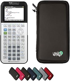 TI-83 Premium CE Edition Python Calculator + Protective Case