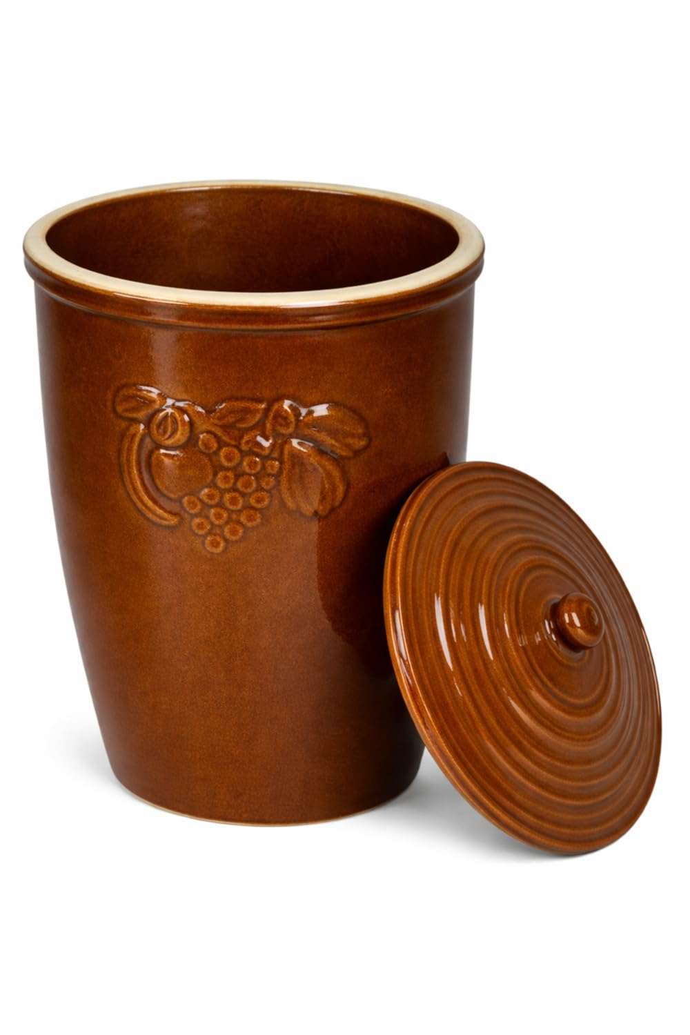 Original K&K Rumtopf 10 Liter - Form 1 / Mehrzwecktopf/Keramiktopf/Kombuchatopf