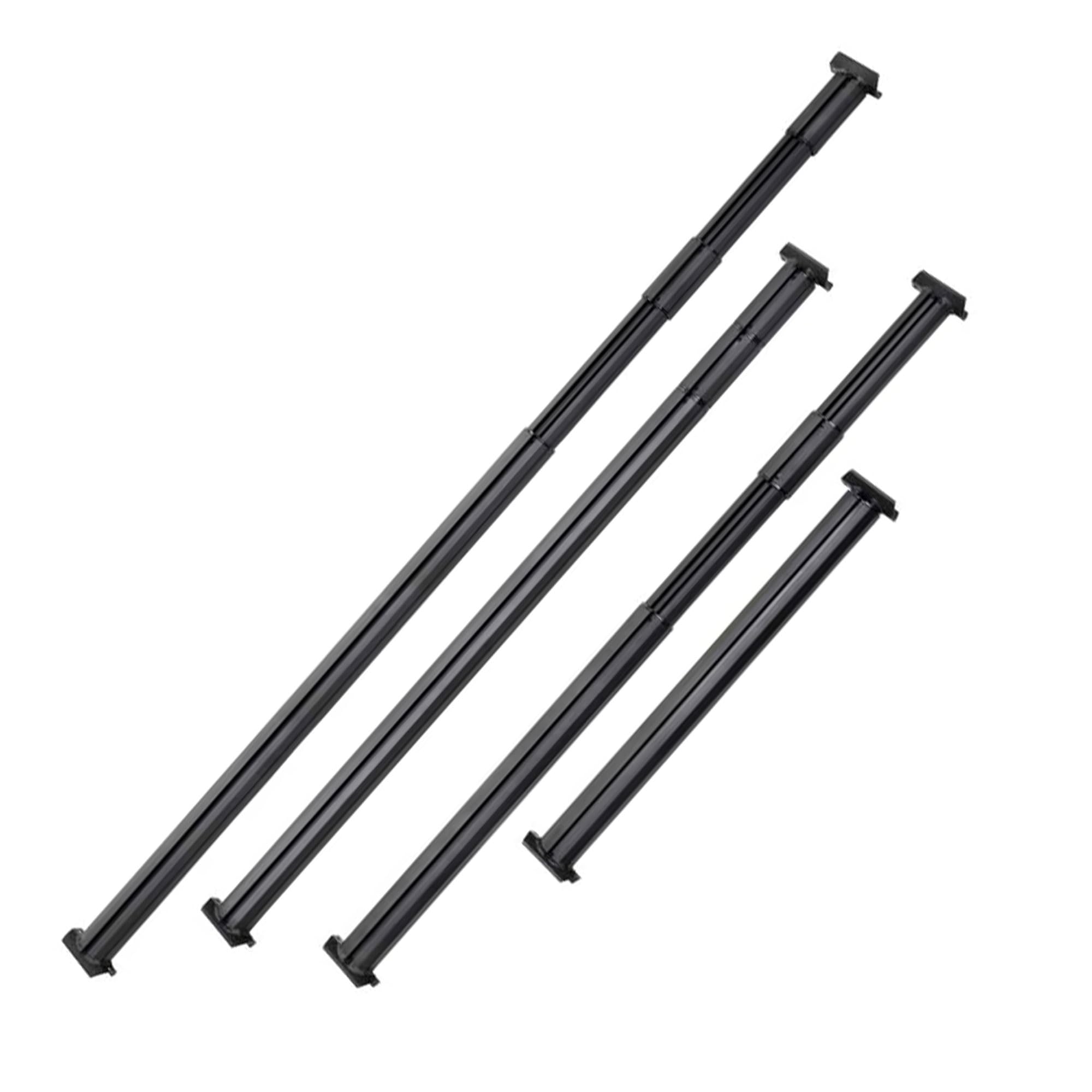 Yakima SideBar, Long Bed Side Rails for Overhaul HD and Outpost HD, Full Adjustable from 50 to 64 Inches Holds 100 Pounds, Black, Set of 2