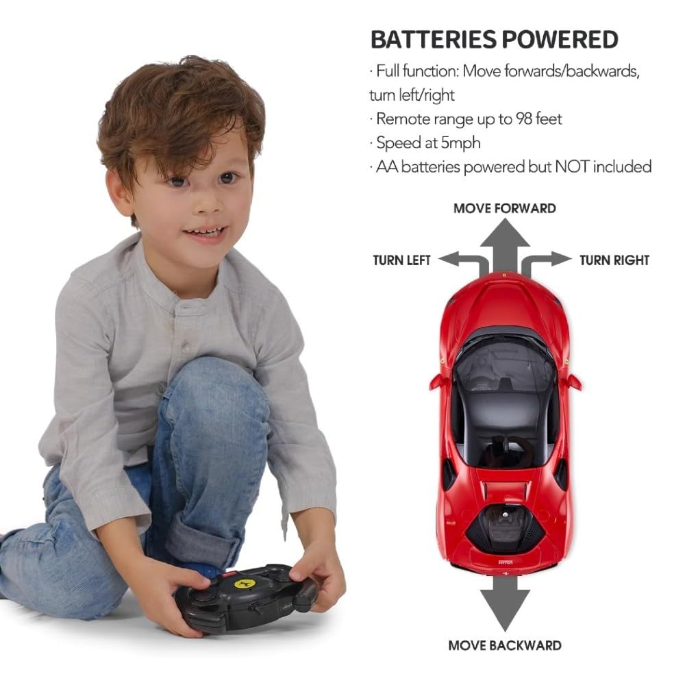 Interaktywny Pojazd Autko Ferrari SF90 Czerwony Model 1:14 Rastar Samochód Zdalnie Sterowany Pilot dla Dzieci Chłopców