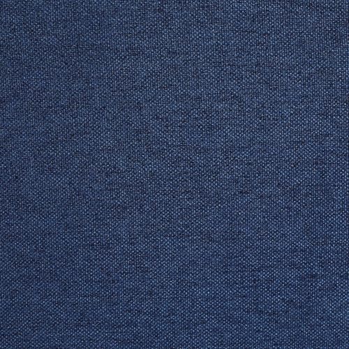 Image of AAAAAcessories D-Shaped Chair Cushions, 2 inch Thick Dining Chair Pads with Ties and Removable, Machine-Washable Cover, 17 inch x 16 inch, Set of 6, Blue