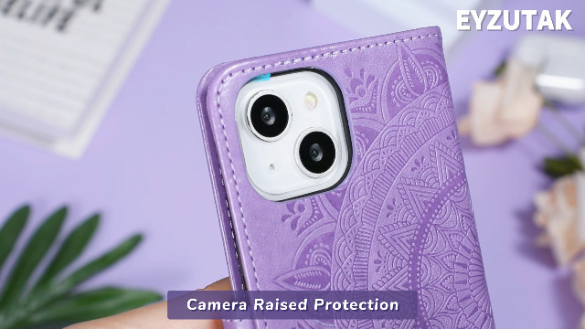 EYZUTAK Mandala Custodia per Google Pixel 6, ultra sottile, con slot