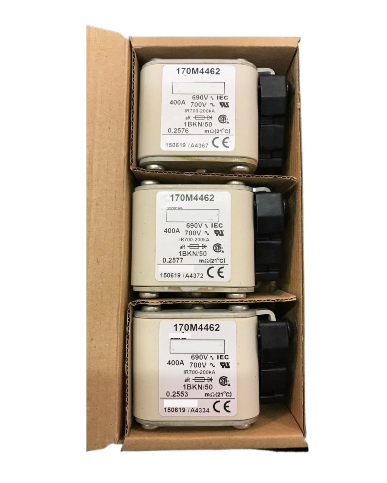 KSZHZYMGX 1pcs fuse 170M4461 170M4462 170M4463 170M4464 170M4465-4466(170M4469-900A)