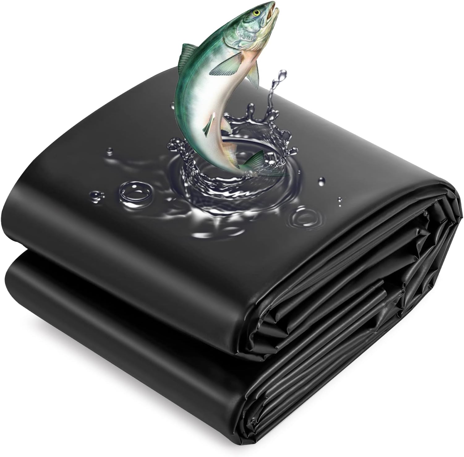 Mxmoonant 20X20 FT LDPE Pond Liner, 20 Mil Reinforced Pond