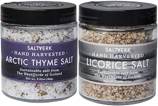 Saltverk Icelandic Sea Salt - Arctic Thyme + Licorice Bundle