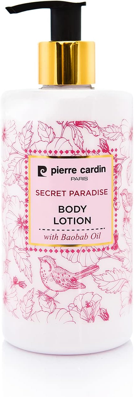 Pierre Cardin Secret Paradise Babobab Yağı İçeren Besleyici Ve Nemlendirici Vücut Losyonu, 350 Ml