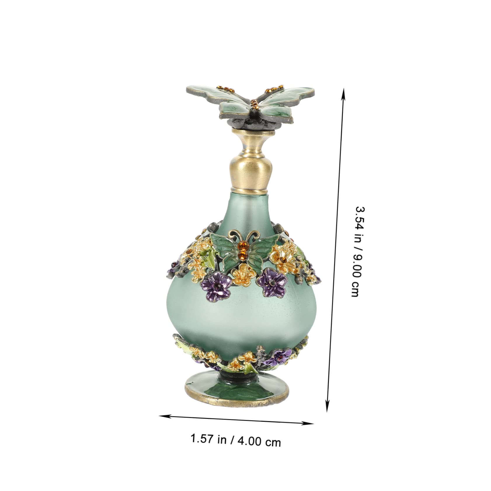 DECHOUS Bottiglia di Profumo Ricaricabile in Vetro da 23ml Chiusura Ermetica, Stile Vintage e Facile da Trasportare, per Viaggi e Uso Quotidiano