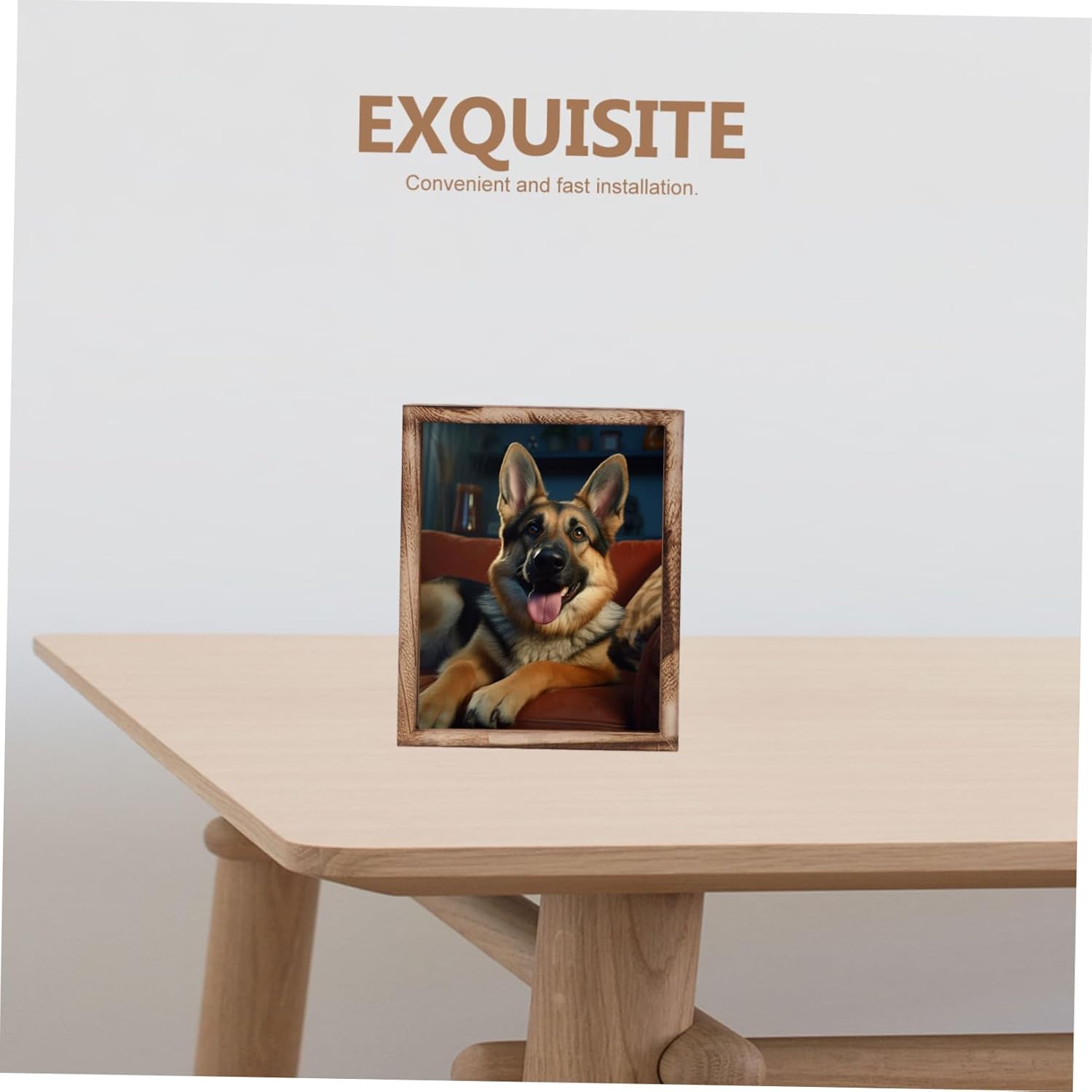 Wooden Medal Display Stand Space-saving Design Versatile Shadow Box Frame for Dried Flowers Photos and Badges Decor for Memorable Keepsakes