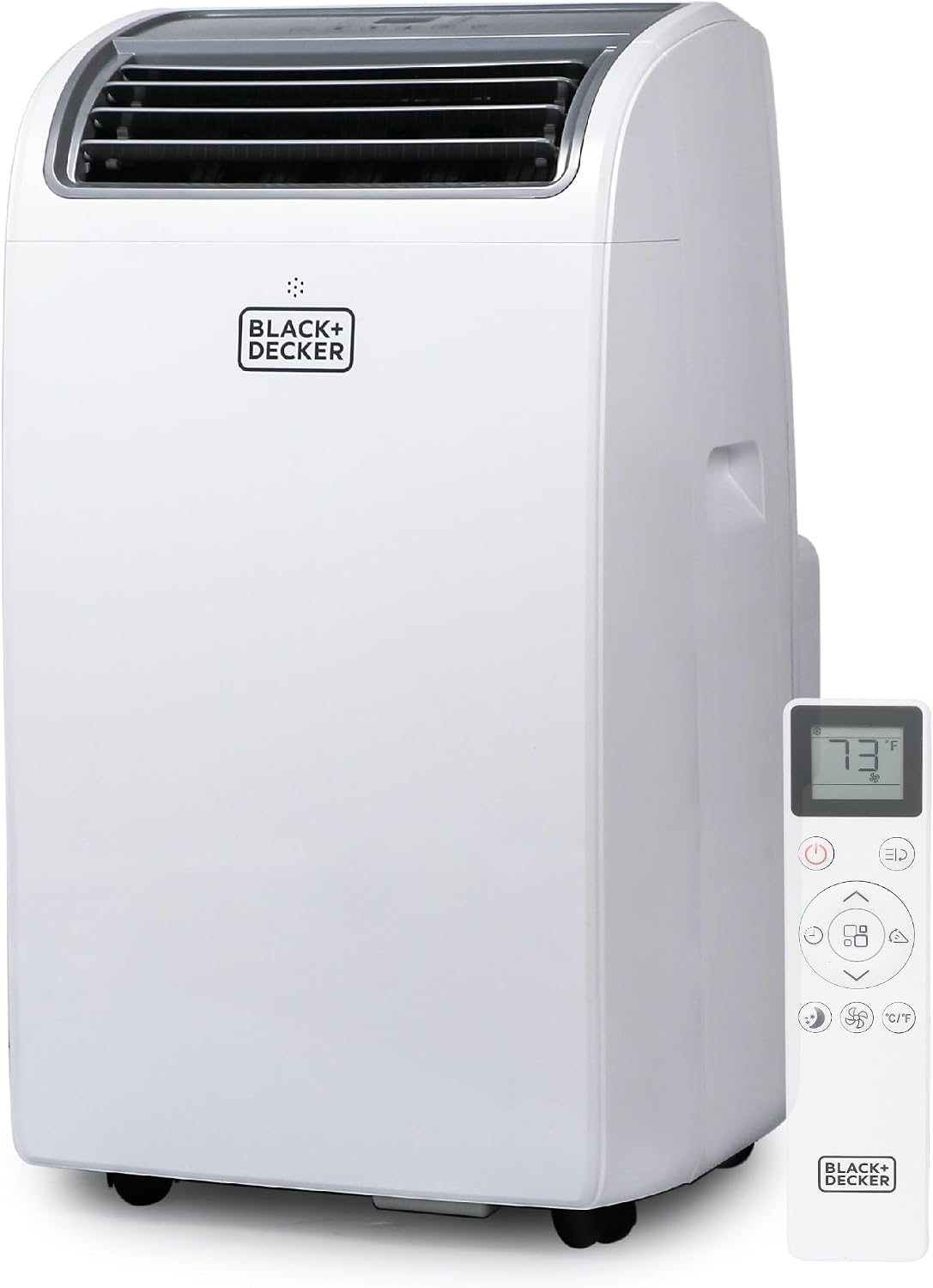 BLACK+DECKER Smart Portable Air Conditioner, 14,000 BTU, BPACT14WT, White | 10,200 BTU SACC for Rooms up to 700 Sq. Ft., Smart 3-in-1 Portable AC, Fan and Dehum with Follow Me Remote