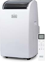 BLACK+DECKER Smart Portable Air Conditioner, 14,000 BTU (10,200 BTU SACC) for Rooms up to 700 Sq. Ft., Smart Portable AC with Follow Me Remote and Window Kit, BPACT14WT, White
