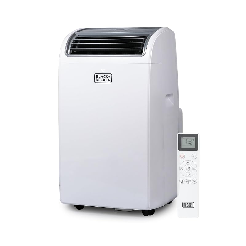 BLACK+DECKER Smart Portable Air Conditioner, 12,000 BTU, BPACT12WT, White