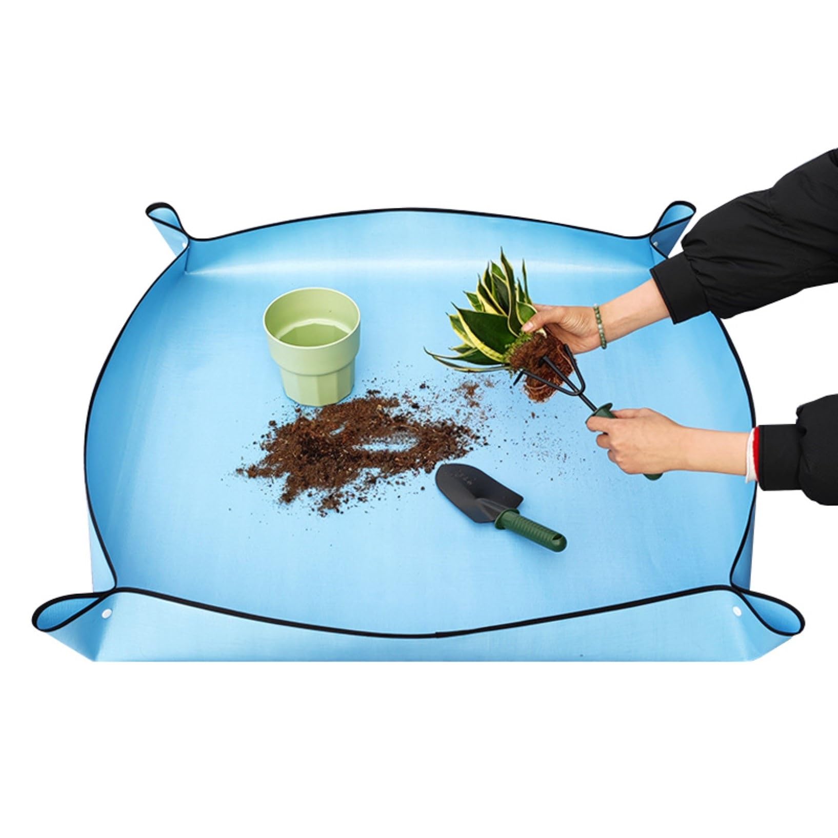 Pflanzen-Umtopfmatte – Wasserdicht, 74x75 Cm, Für Sukkulenten & Zimmerpflanzen