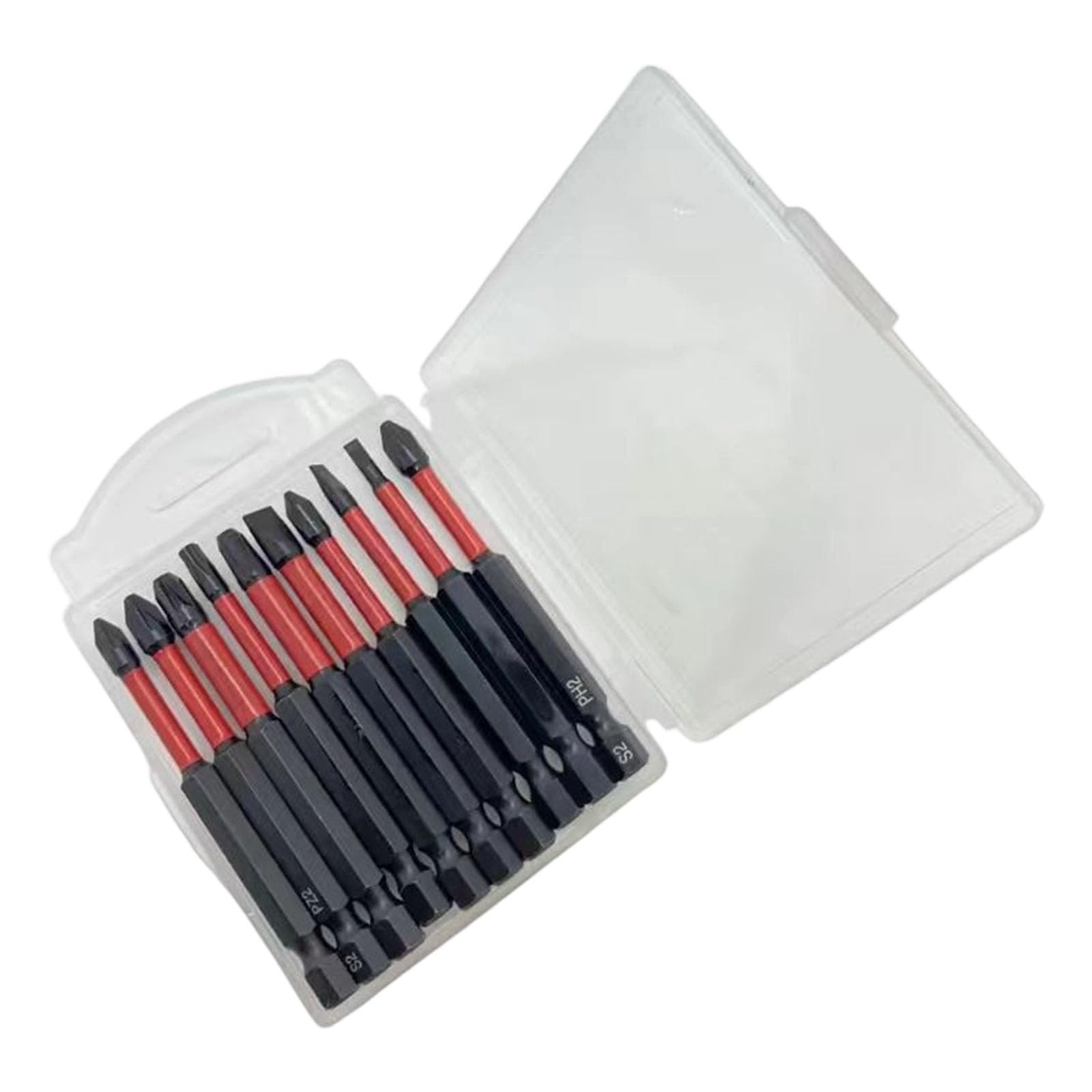 Ordinaryone Red Compactly Screwdriver Bit Builts With Durability Steel For Reliability For Fastening Antislip Screwdriver Divisions