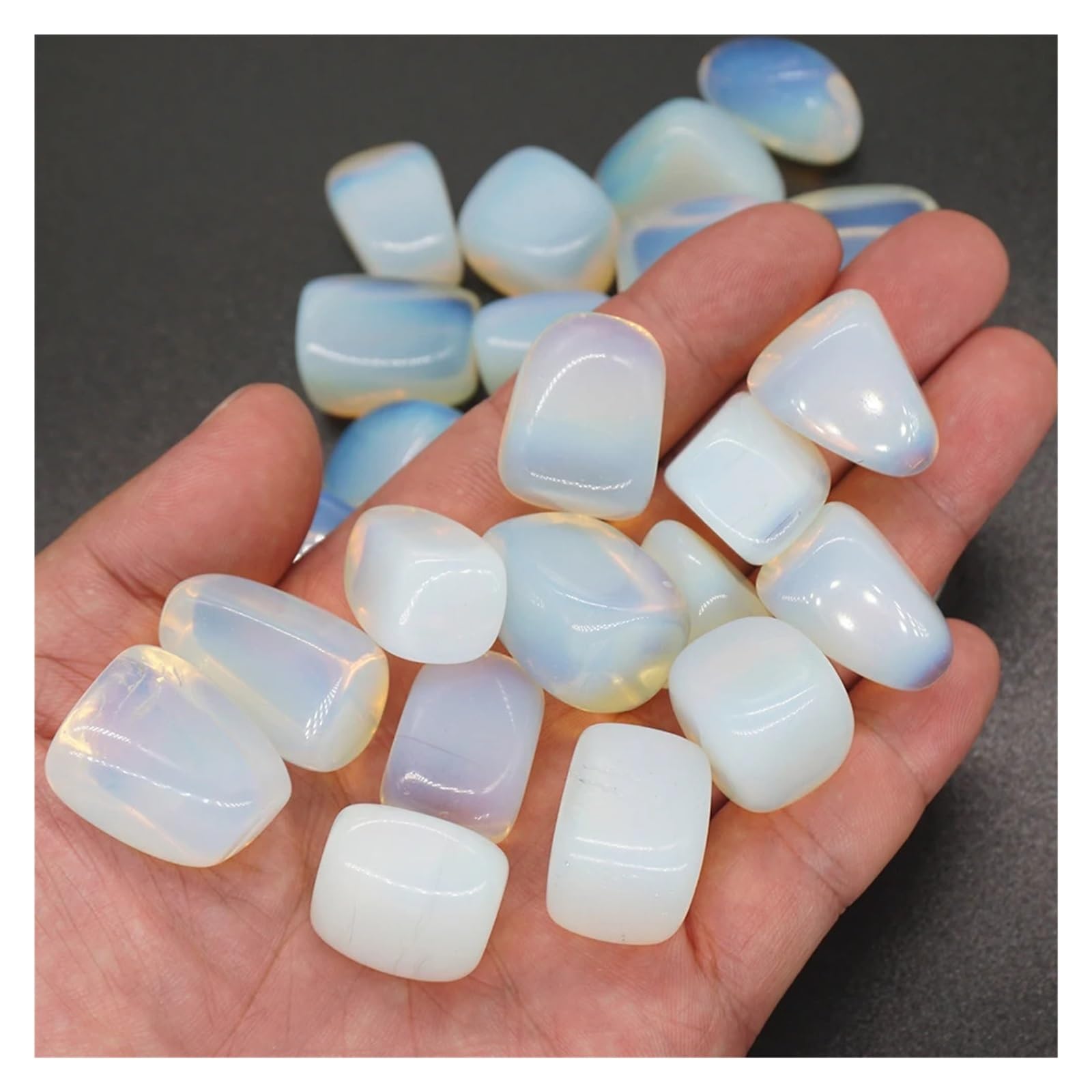 aquarium dekosteine steine Kristallexemplar-Material, Reiki-Trommelstein, Naturstein, Aquarium-Dekoration, Edelstein for Schmuckherstellung, Handwerk(500g)