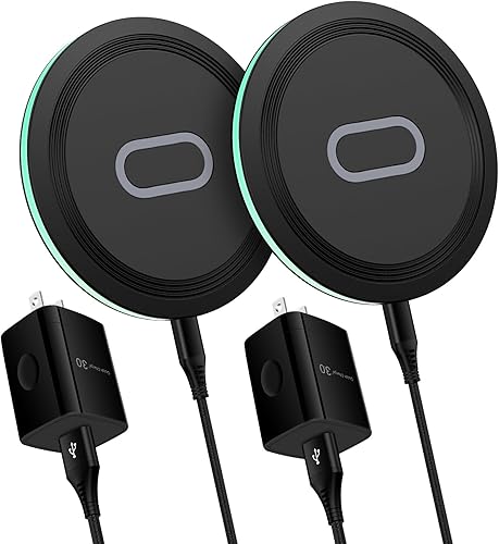 Miniatura 1 de Samsung - Cargador inalámbrico de carga rápida para Galaxy S23S23 UltraS24S22Z Flip 54, Z Fold 54, 15W, cargador inalámbrico, estación de carga