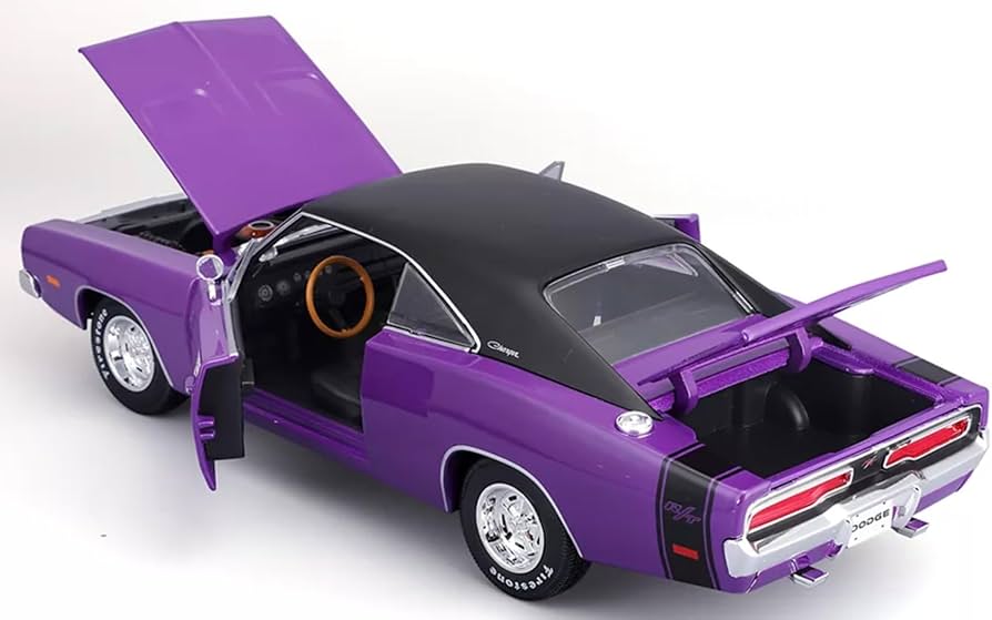 Maisto - 1/18 Scale Model Compatible with Dodge Charger R/T 1969