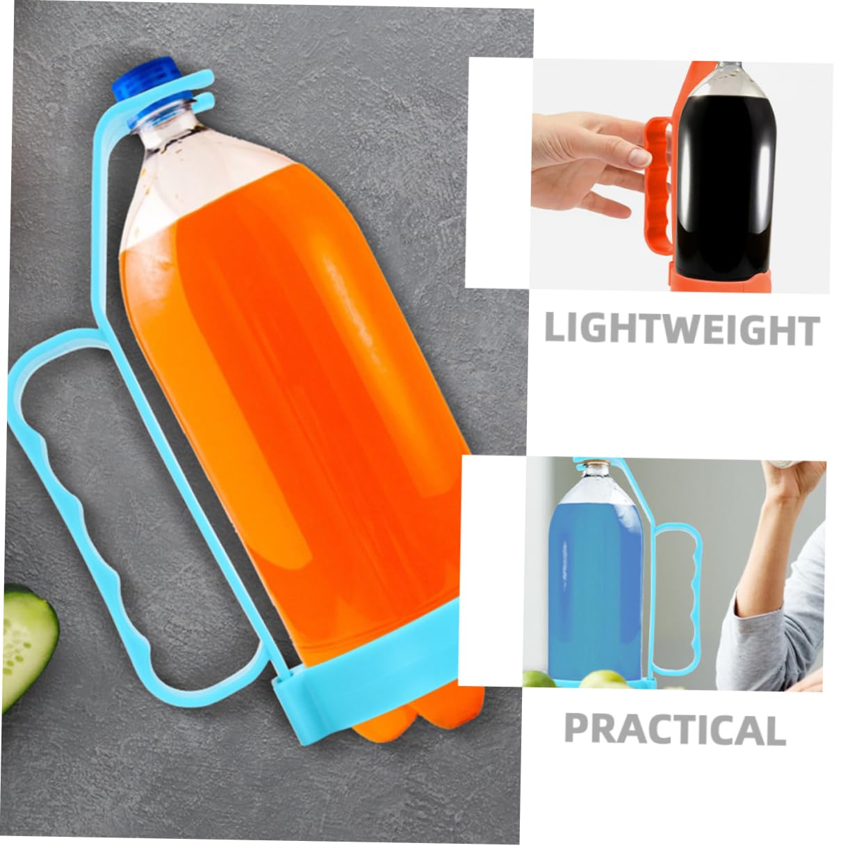 PRETYZOOM Kunststoff Flaschenträger 8 STK -Griff Getränketrägergriff Getränkestabilisierungsgriff Soda-flaschengriff Griff Zum Ausgießen Von Getränken Haltegriff Für Getränke -haltegriff Plastik