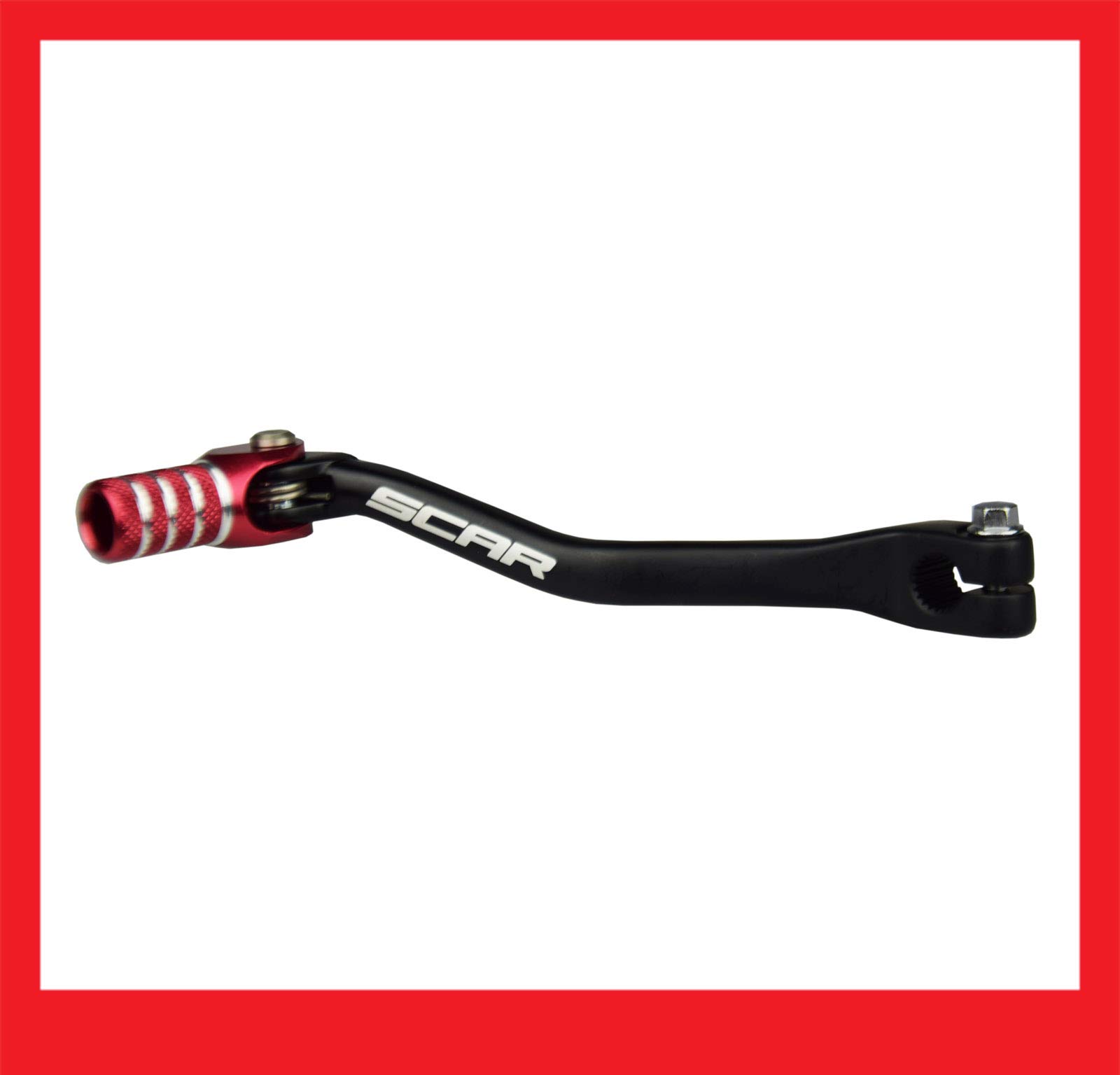 SCAR Sélecteur de vitesse anodisé Compatible GAS GAS EC 125 200 250 300 EC125 EC200 EC250 1998-2019 Rouge