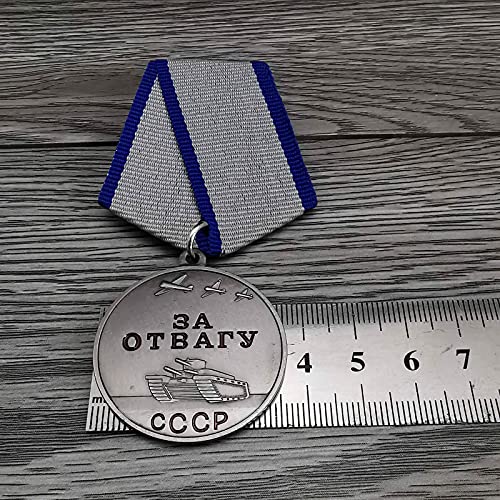 QLTY Sovjet Bravery Medal, USSR Militaire Medaille Badge, Sovjet CCCP Medaille Replica, Tank Badge Collection, militaire Medaille Cadeaus, oorlog Memorabilia - Image 5