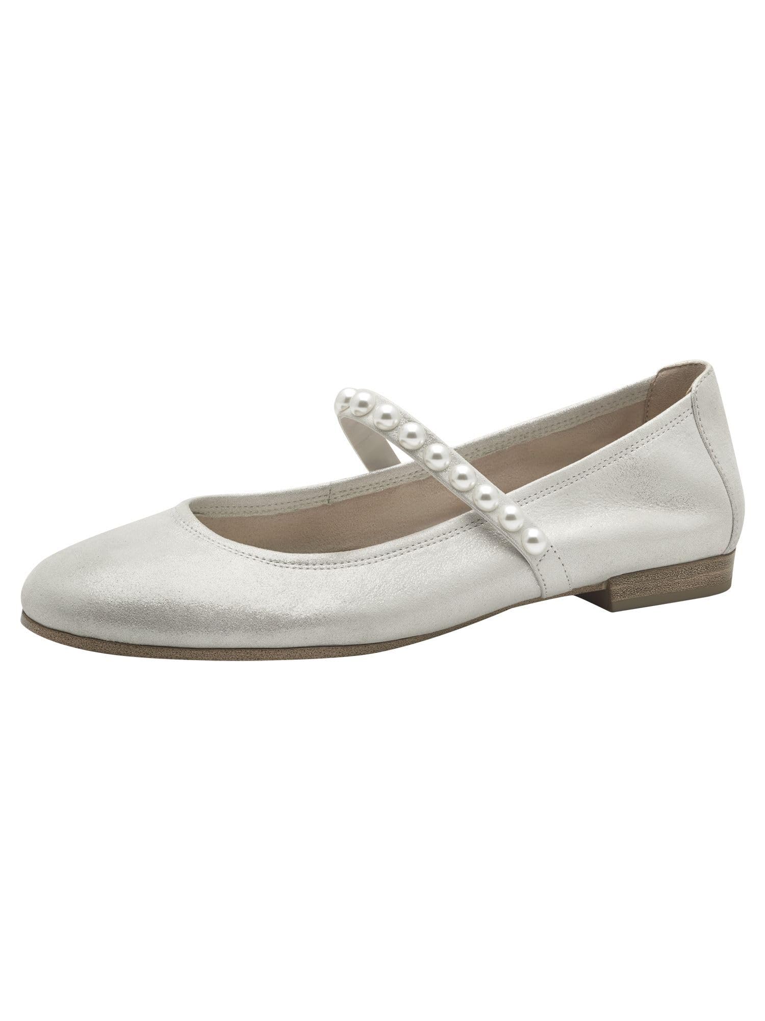 Tamaris Ballerina Women's Elegant, Metallic, 6.5 UK