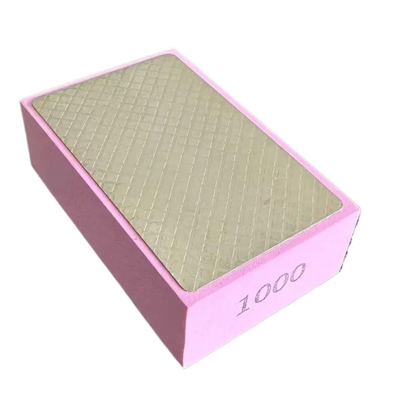 Diamond Hand Polishing Pads Tile Glass Abrasive Grinding Block Pad Stone Marble Sanding Disc Polisher Tools(1000grits)
