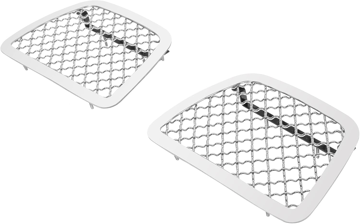 APS Compatible with Chevy Avalanche Suburban Tahoe 2007-2014 Tow Hook Stainless Steel Chrome Mesh Front Grill Grille Insert C76467S