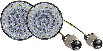 Motorcycle Turn Signal Light 1157 LED Turn Signal Light Front Running Light 2 For Touring Road King Street Electra Glide 1997-2024