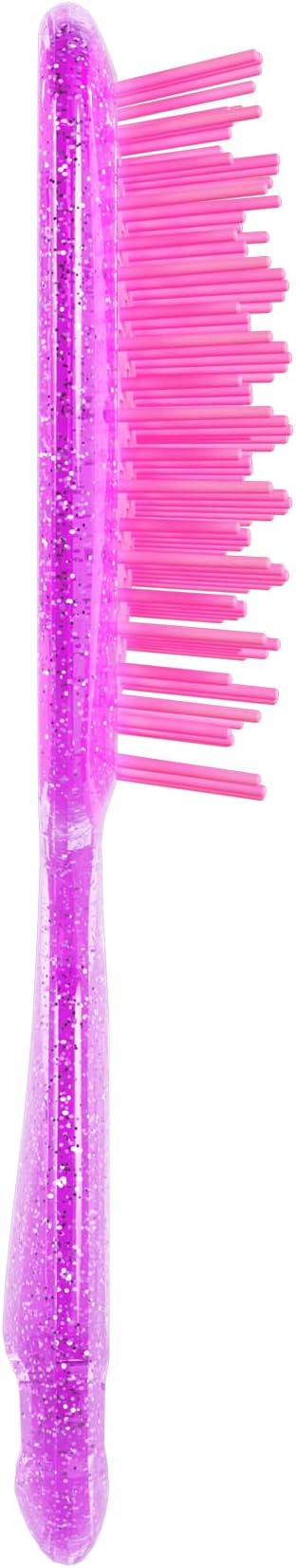 FHI Heat UNbrush Detangle Brush for Painless Brushing on All Wet or Dry Hair - Durable DuoFlex Antistatic Brush, Lightweight Handle, Breathable Hair Brush, Rose Quartz Pink